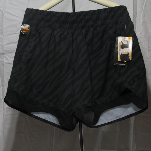Avia Running Shorts NWT Black/Grey Size L - Picture 1 of 6